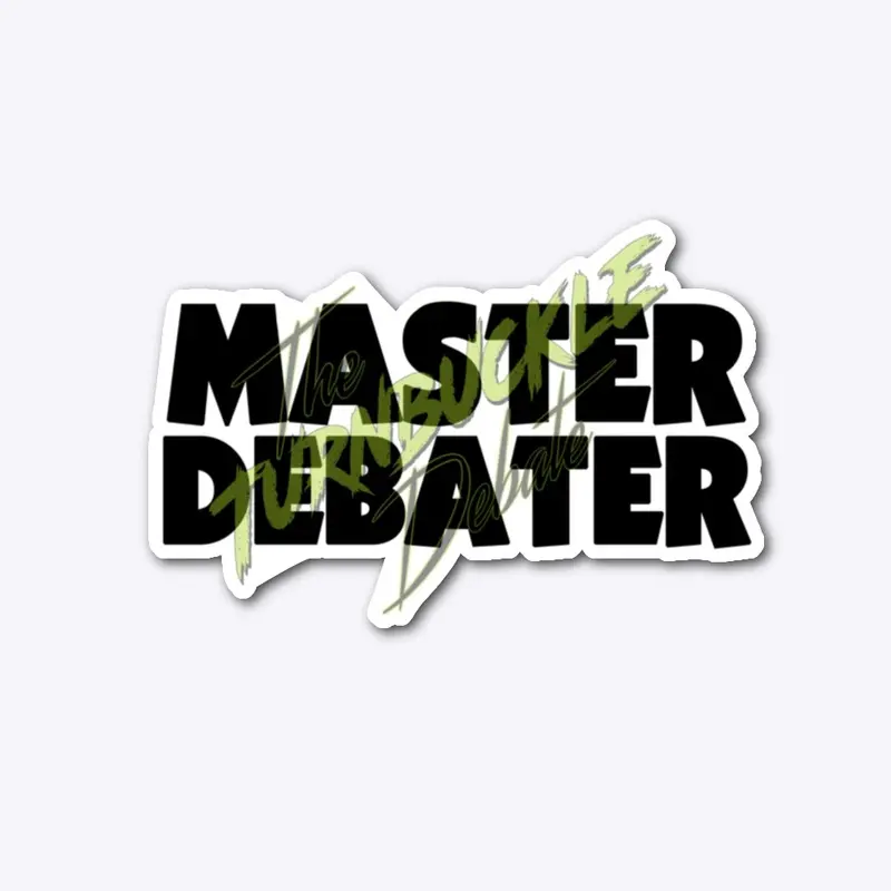 Master Debater - Sticker